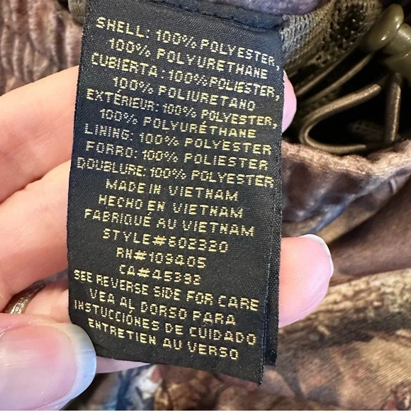 Rocky Men’s Camouflage Mossy Oak Infinity Print Drawstring Rain Pant Siz… - Picture 11 of 15